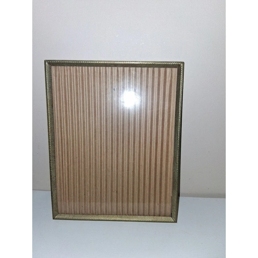 Vintage Brass Tone Picture Frame 8.25